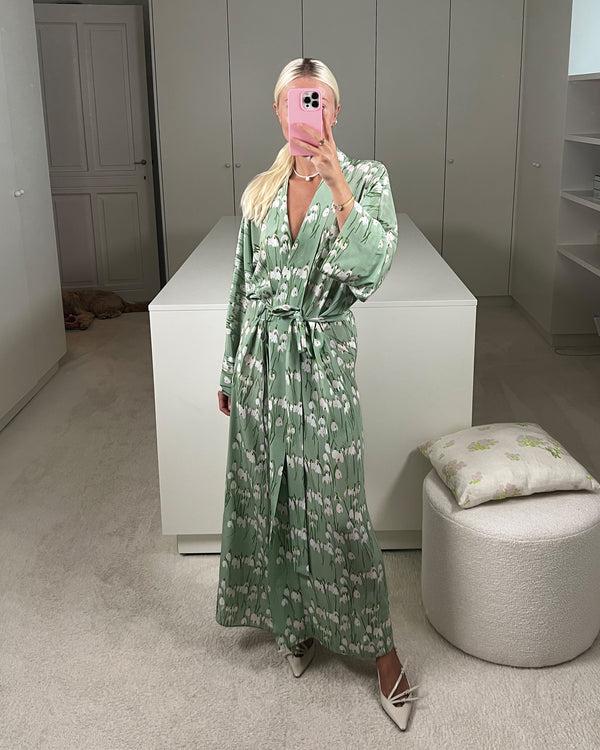 Bernadette Peignoir Silk Crepe De Chine