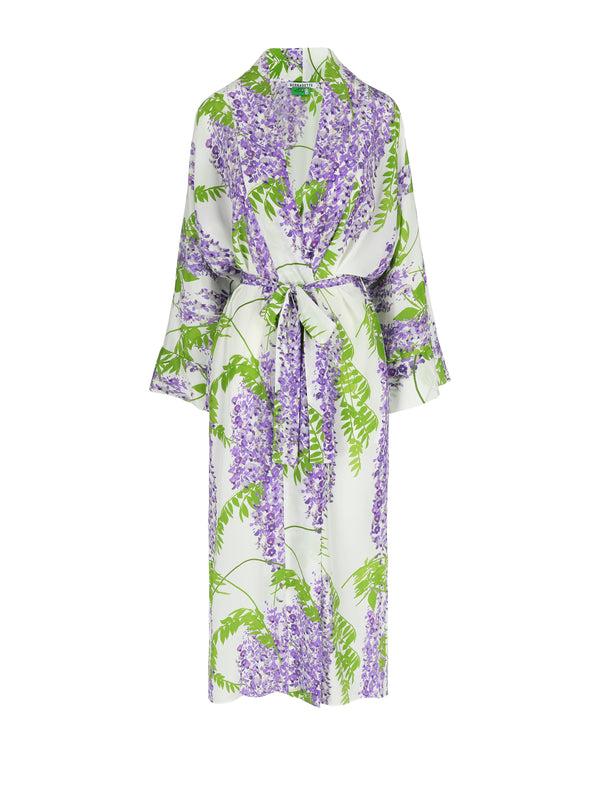 bernadette Peignoir Silk Crepe de Chine