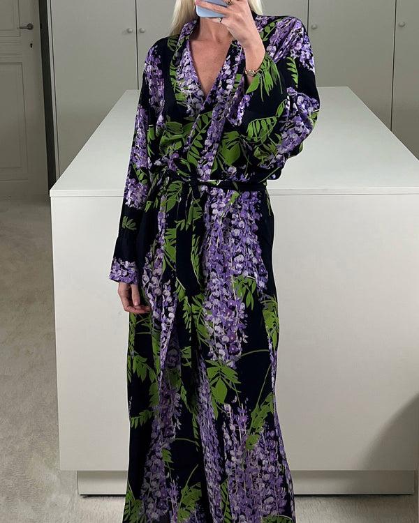 Bernadette Peignoir Silk Crepe De Chine