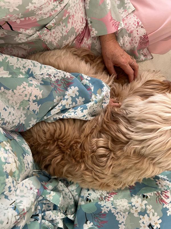 Bernadette Peignoir Silk Crepe De Chine