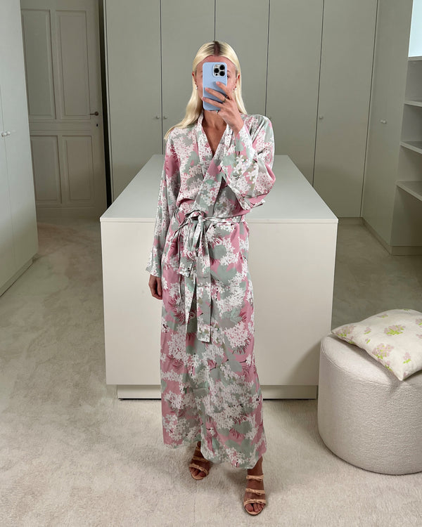 Bernadette Peignoir Silk Crepe De Chine