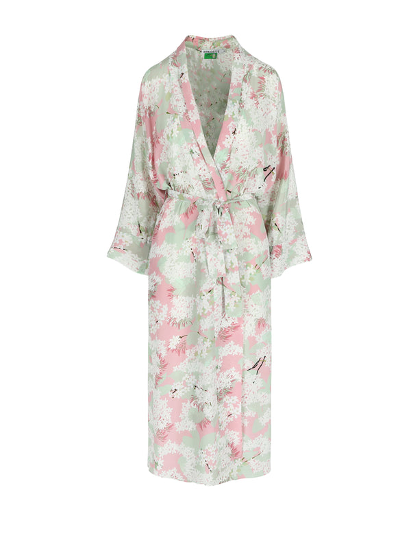 bernadette Peignoir Silk Crepe de Chine