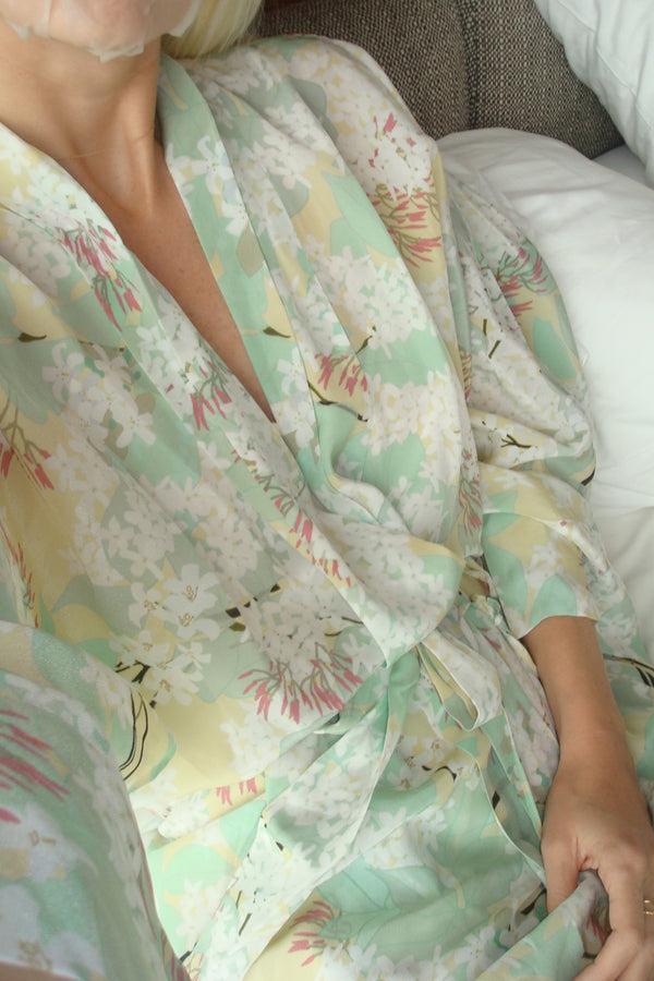 Bernadette Peignoir Silk Crepe De Chine