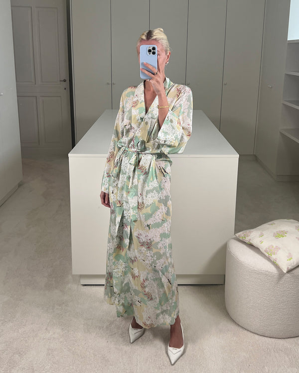 Bernadette Peignoir Silk Crepe De Chine