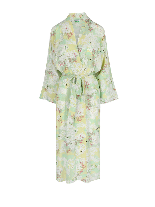 bernadette Peignoir Silk Crepe de Chine