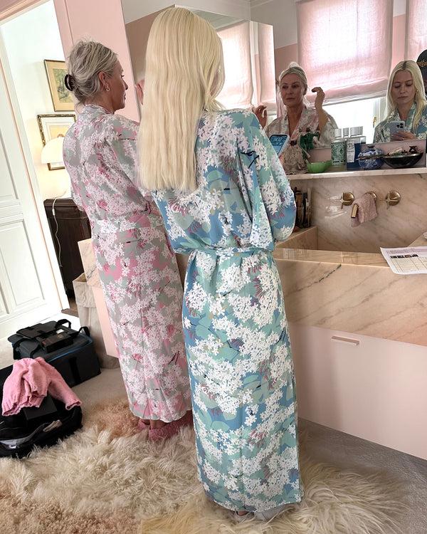 Bernadette Peignoir Silk Crepe De Chine