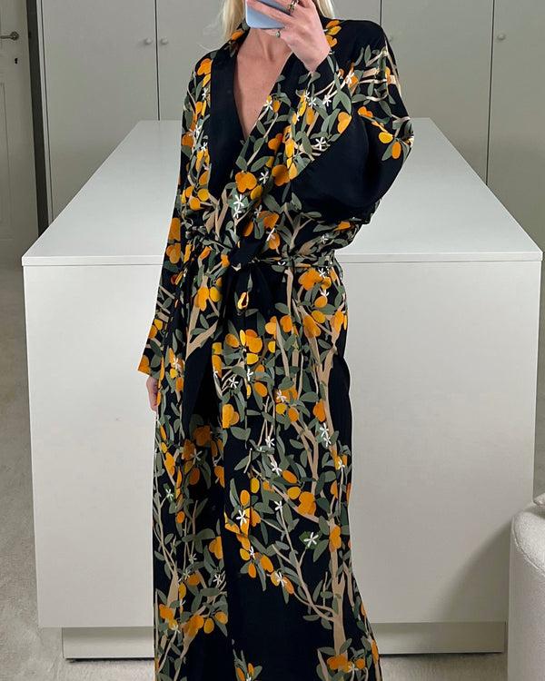 Bernadette Peignoir Silk Crepe De Chine