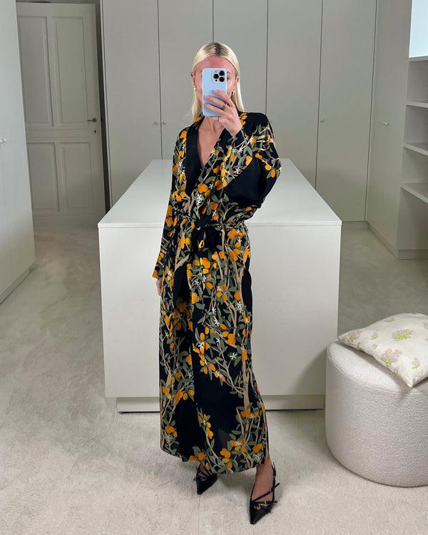 Bernadette Peignoir Silk Crepe De Chine