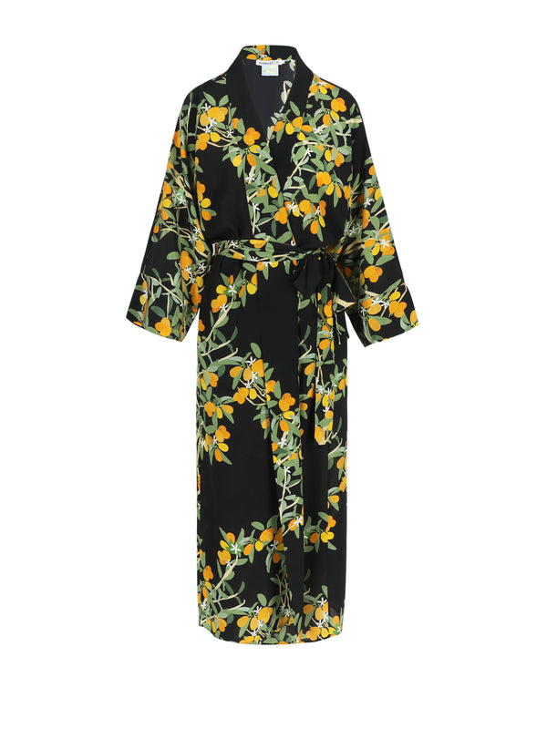 Bernadette Peignoir Silk Crepe De Chine