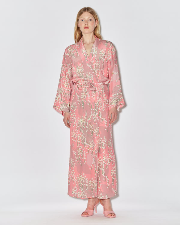 Bernadette Peignoir Silk Crepe De Chine