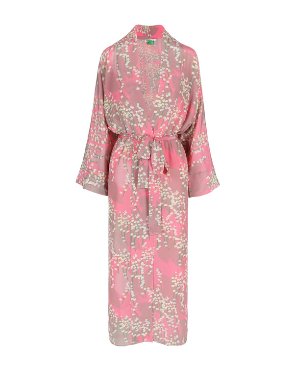 Bernadette Peignoir Silk Crepe De Chine