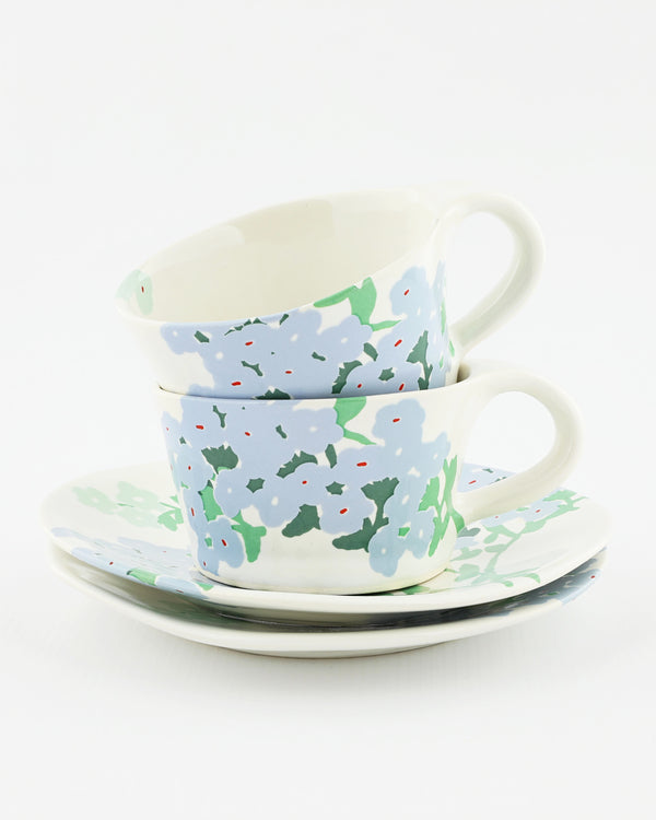 Bernadette Set Of 2 Cups & Saucers