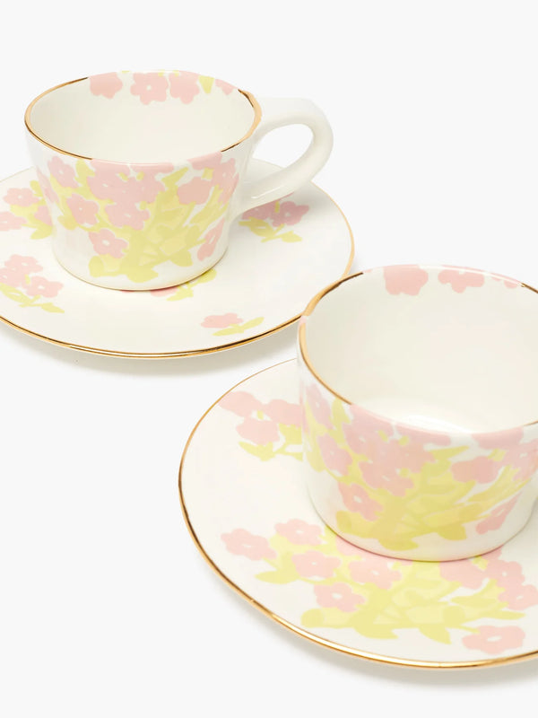 Bernadette Set Of 2 Cups & Saucers