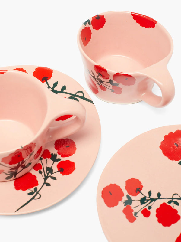 Bernadette Set Of 2 Cups & Saucers