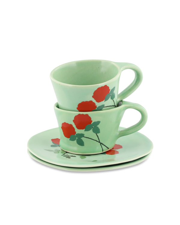 Bernadette Set Of 2 Cups & Saucers