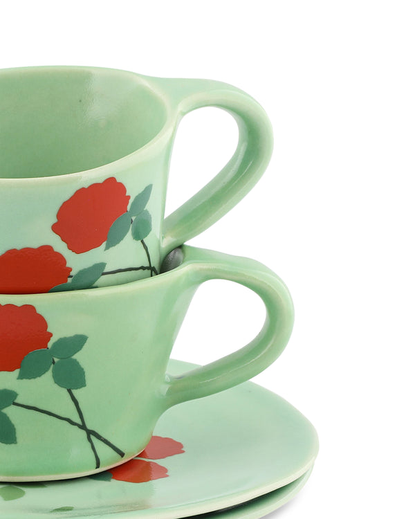 Bernadette Set Of 2 Cups & Saucers