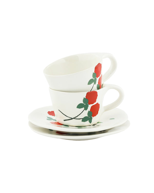 Bernadette Set Of 2 Cups & Saucers