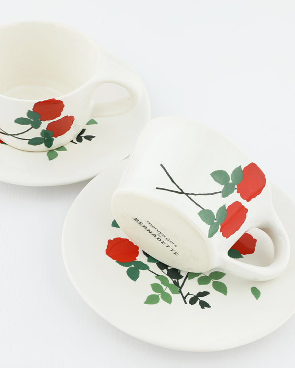 Bernadette Set Of 2 Cups & Saucers