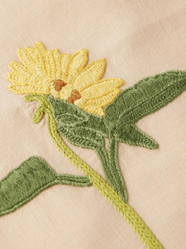 Bernadette Set Of 2 Hand-Embroidered Placemats