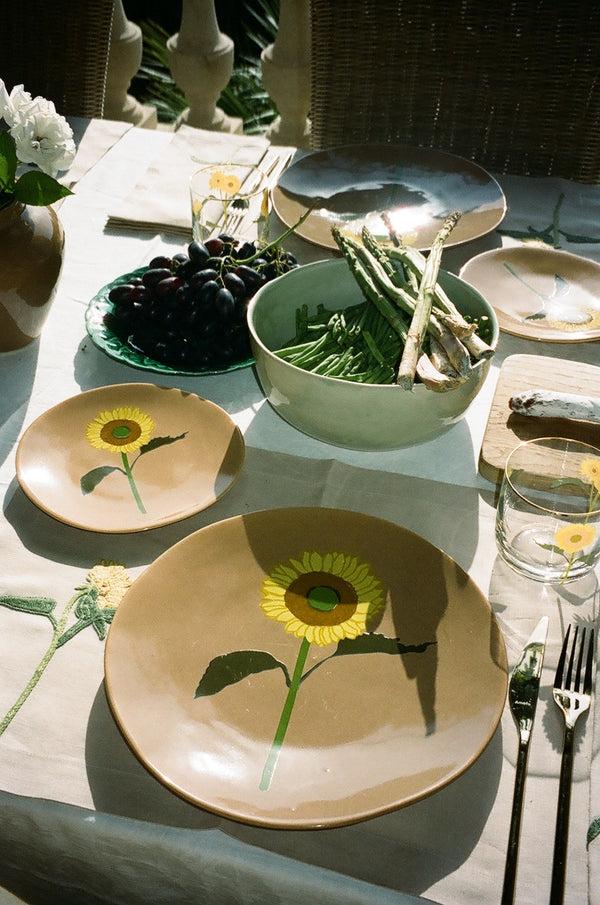 bernadette Set of 2 Hand-Embroidered Placemats