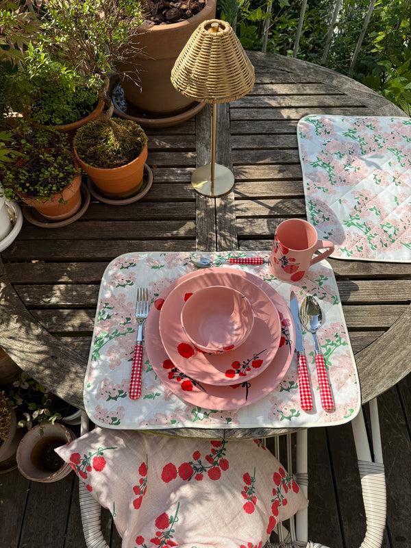 Bernadette Set Of 2 Quilted Placemats