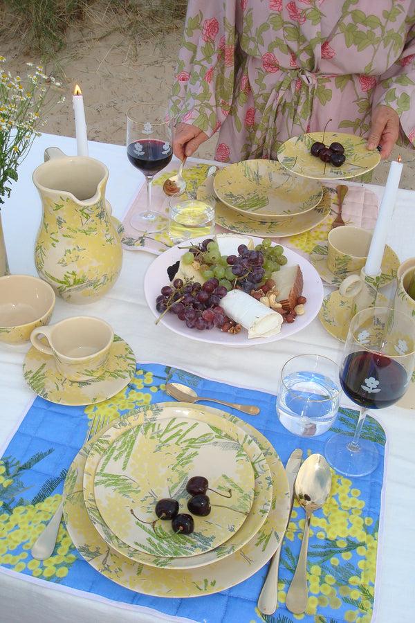 Bernadette Set Of 2 Quilted Placemats