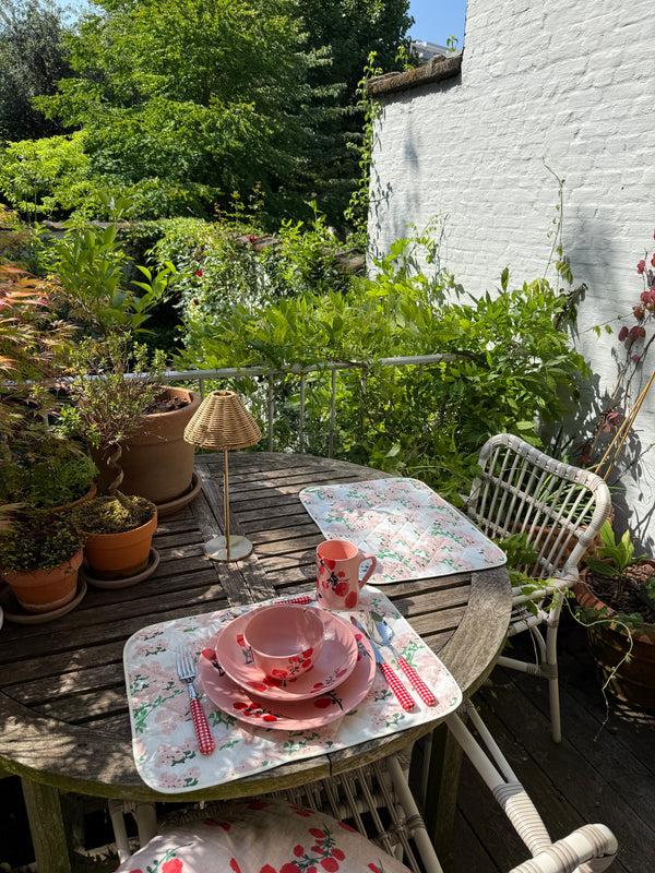 Bernadette Set Of 2 Quilted Placemats