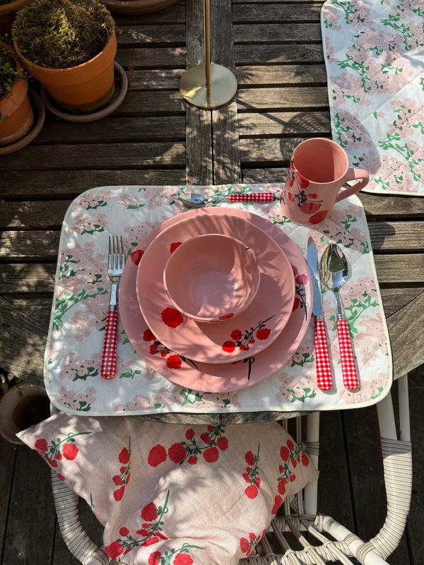 Bernadette Set Of 2 Quilted Placemats