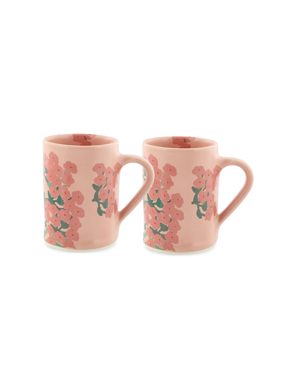 Bernadette Set Of 2 Wide Mugs