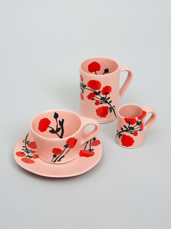 Bernadette Set Of 2 Wide Mugs