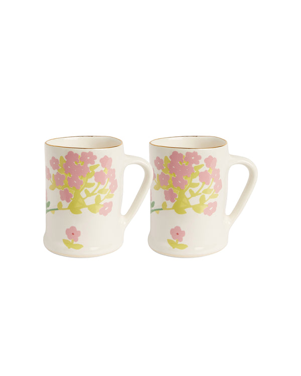 Bernadette Set Of 2 Wide Mugs