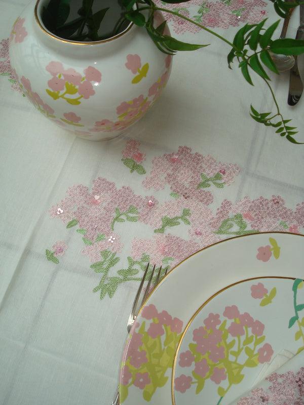 Bernadette Set Of 6 Hand-Embroidered Napkins