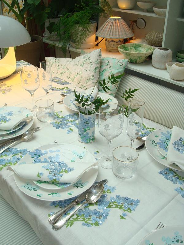 bernadette Set of 6 Hand-Embroidered Napkins