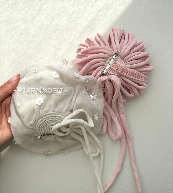 Bernadette Set Of Daisy & Rose Brooch