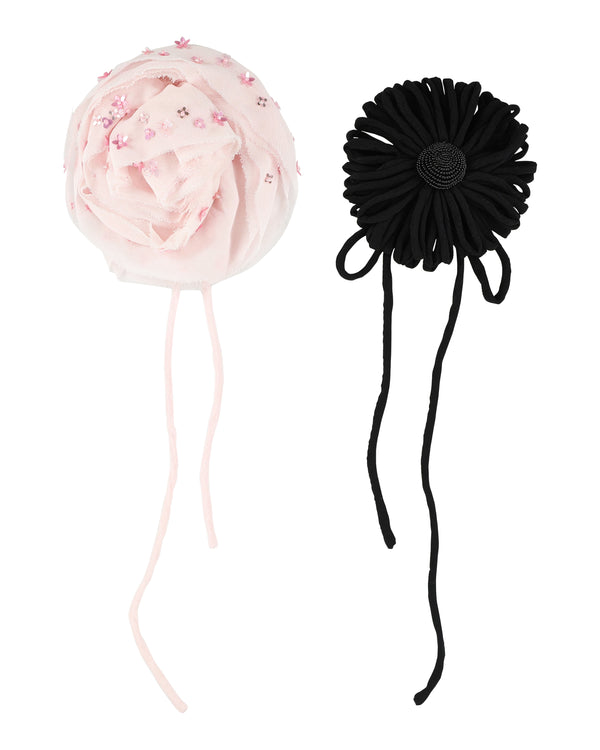 bernadette Set of Daisy & Rose Brooch