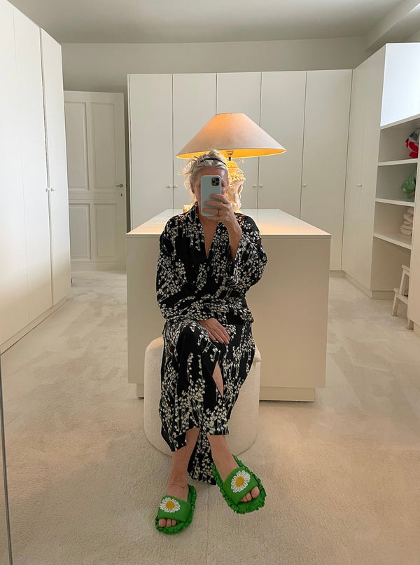 Bernadette Set Of Sleeping Mask And Slippers