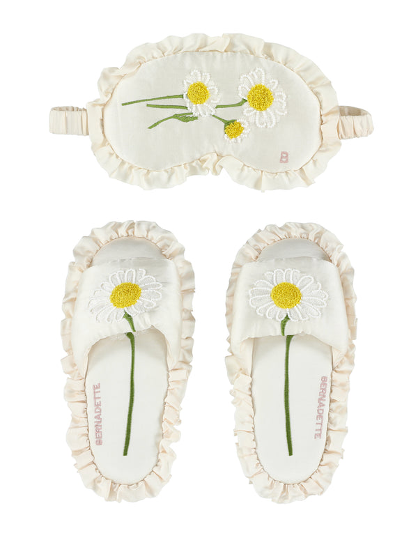 Bernadette Set Of Sleeping Mask And Slippers