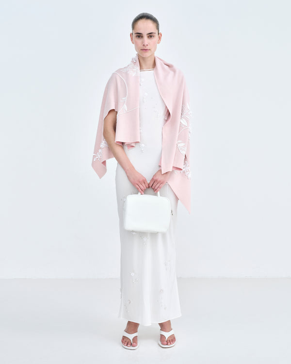 Bernadette Shawl Shirene Embroidered