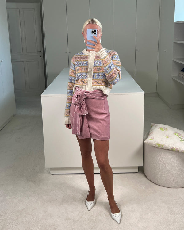 Bernadette Short Skirt Bernard Velvet