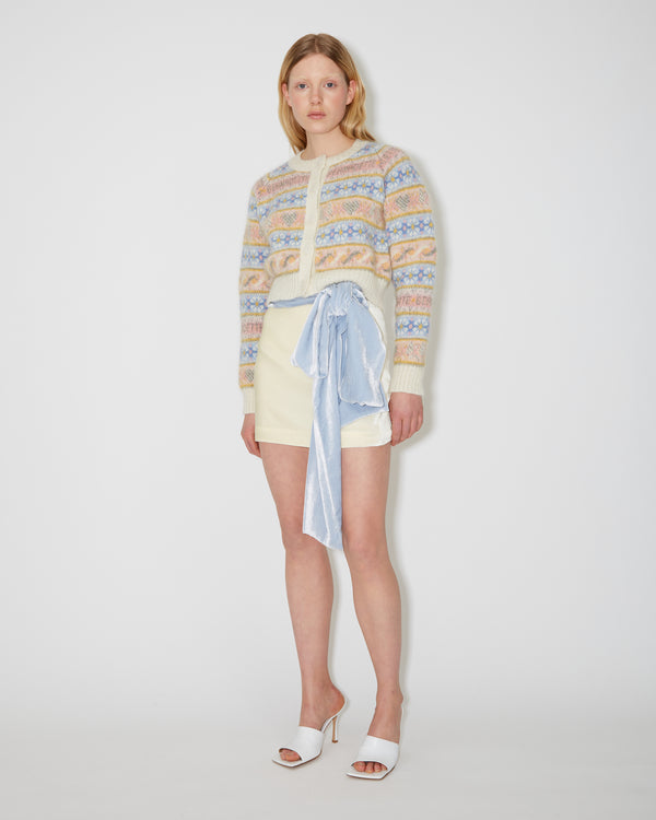 Bernadette Short Skirt Bernard Velvet