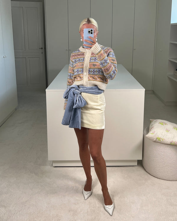 Bernadette Short Skirt Bernard Velvet