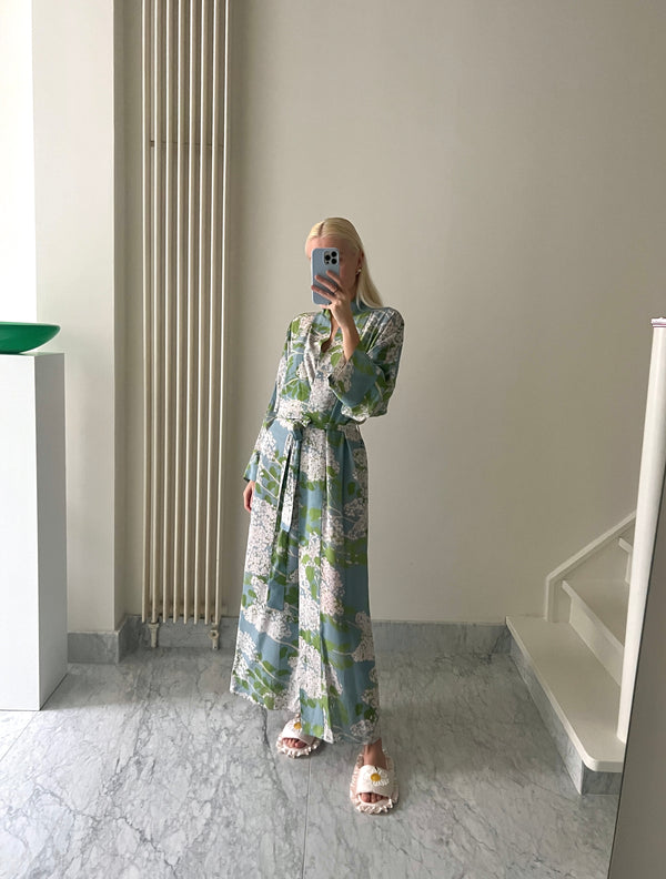 Bernadette Silk Daisy Slippers