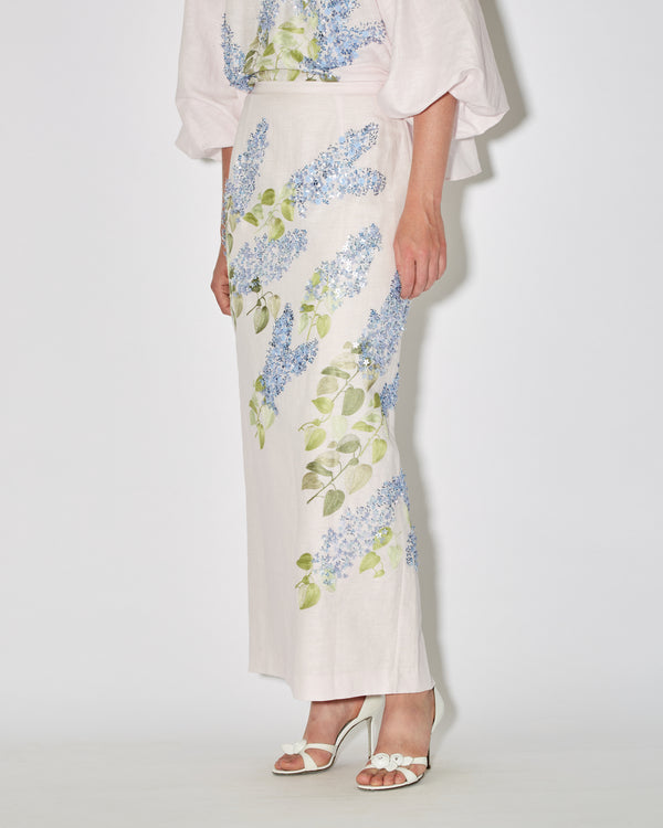 bernadette Skirt Norma Embroidered