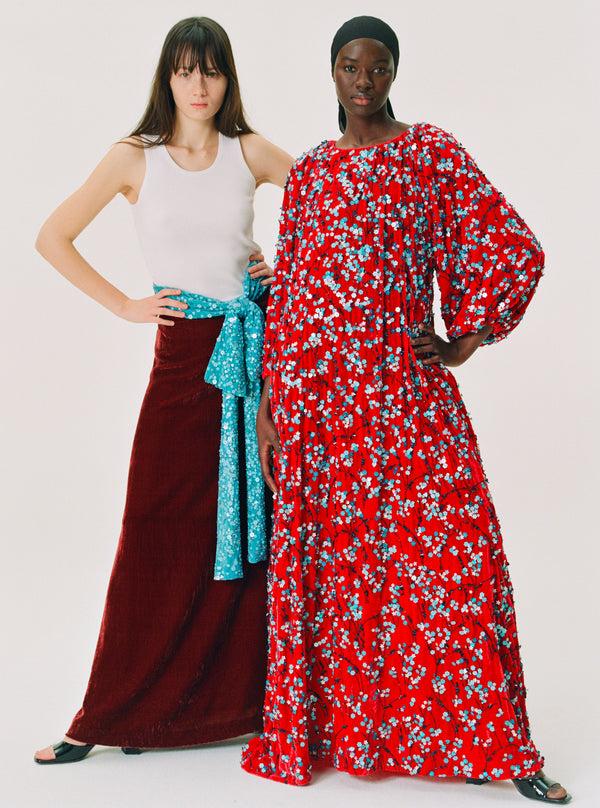 Bernadette Skirt Ted Embroidered