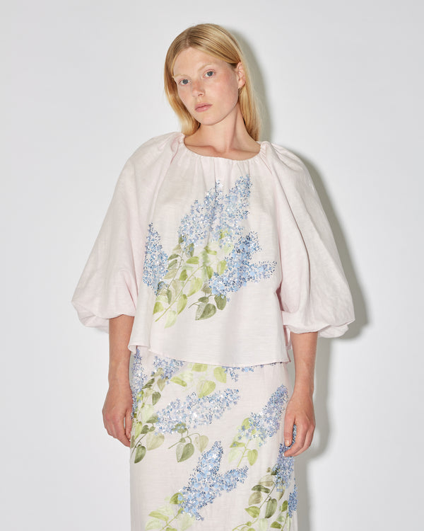 Bernadette Top Georgina Embroidered