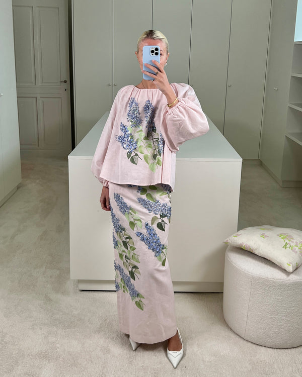 Bernadette Top Georgina Embroidered