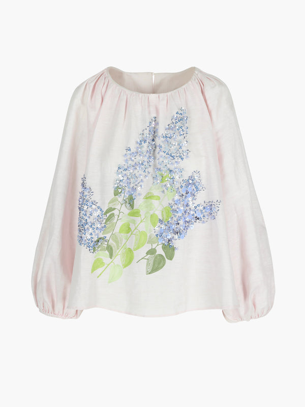 Bernadette Top Georgina Embroidered