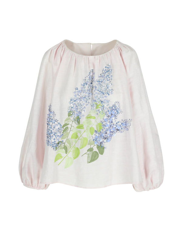 bernadette Top Georgina Embroidered