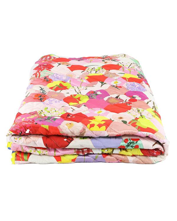 Bernadette Upcycled Quilt - Reds & Pinks