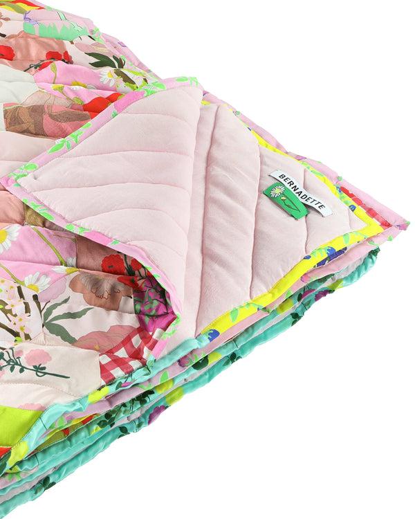 Bernadette Upcycled Quilt - Reds & Pinks